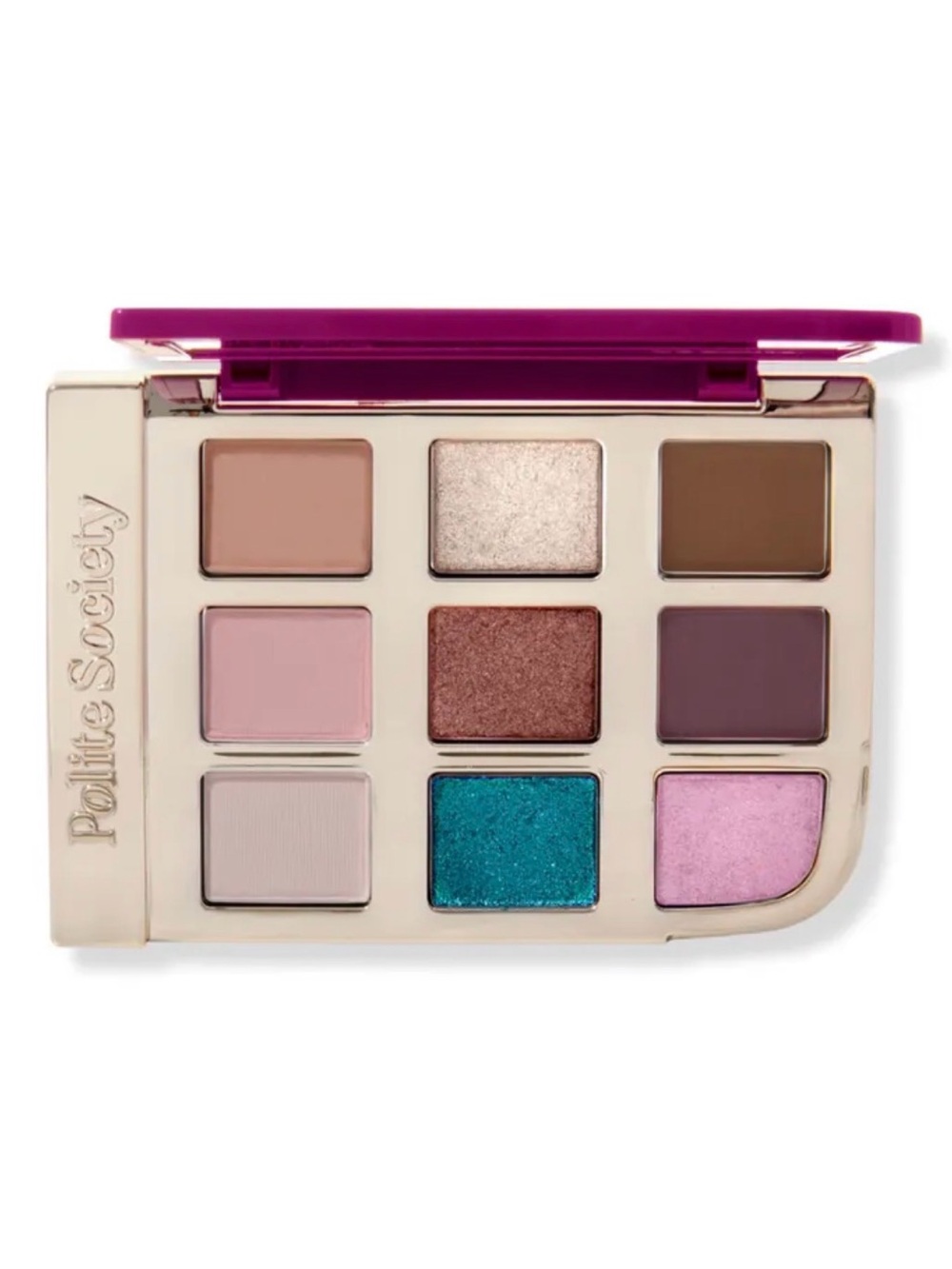 S Polite Society 9-Color Eyeshadow Palette – Neutrals NWOB